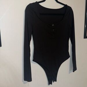 Black bodysuit, SHEIN, size L